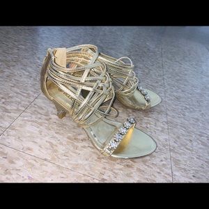 Gold heels